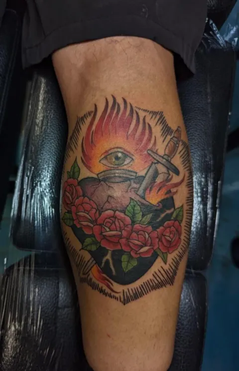 Kyle Reusch tattoo portfolio piece 2