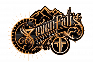 7 Falls Tattoo logo